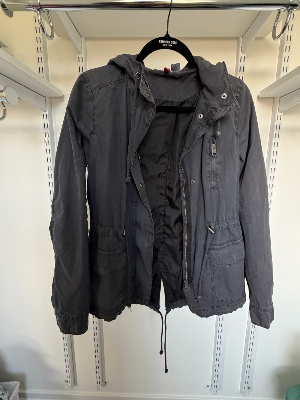 Divided Women's Hooded Jacket - blue Gray